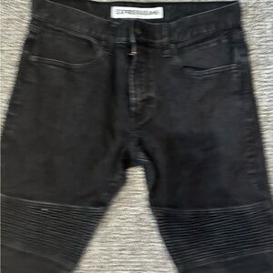 Express Black Washed Skinny Jeans